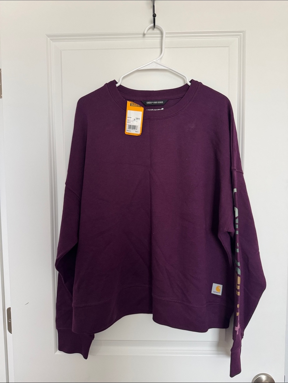 Carhartt Women's Crewneck Sweatshirt - Plum